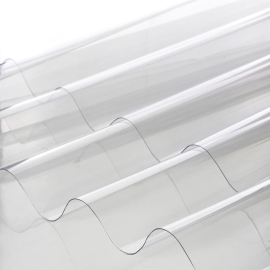 Tôn sóng poly Solar Light dạng sóng tròn