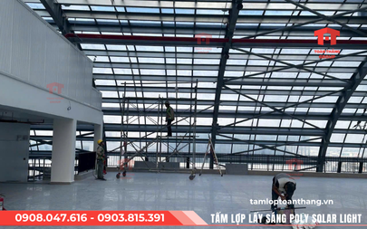 Dịch vụ sửa chữa và thi công mái lấy sáng poly chuyên nghiệp