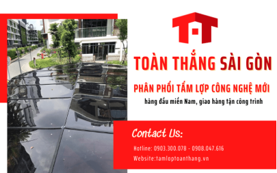 Nhà phân phối tấm lợp công nghệ mới hàng đầu miền Nam, giao hàng tận công trình