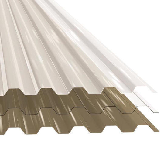 Tôn sóng poly Solar Light dạng sóng vuông