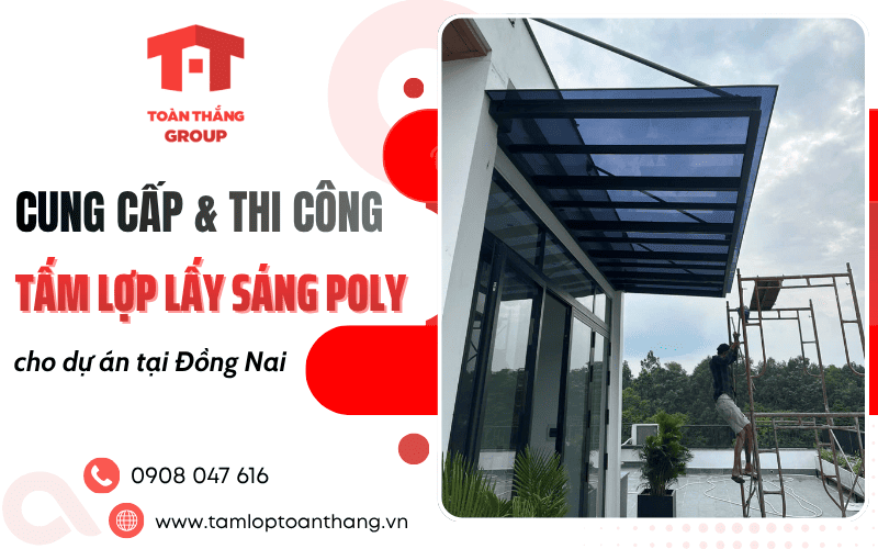 tấm lợp lấy sáng poly Đồng Nai