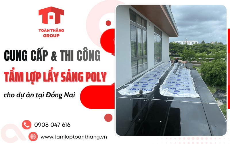 tấm lợp lấy sáng poly Đồng Nai