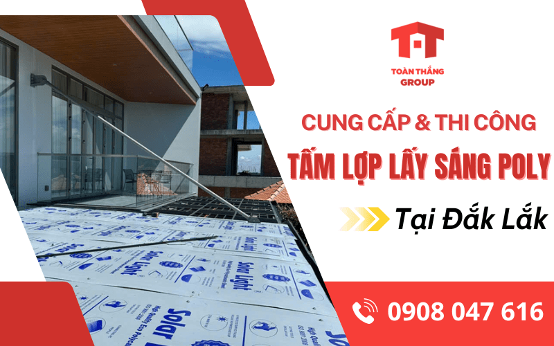 tấm lợp lấy sáng poly
