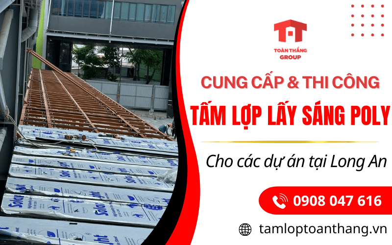 tấm lợp lấy sáng Poly