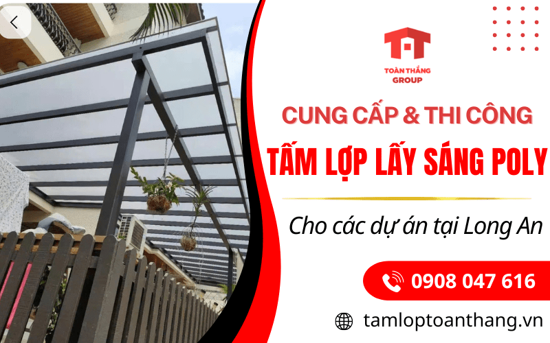 tấm lợp lấy sáng Poly