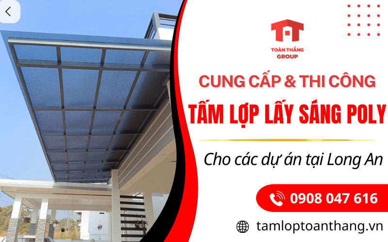 tấm lợp lấy sáng Poly