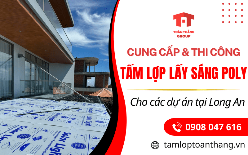 tấm lợp lấy sáng Poly