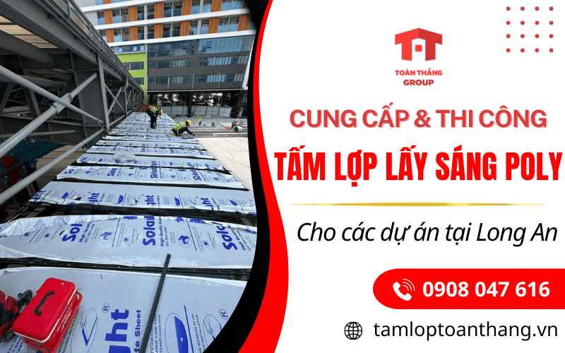 tấm lợp lấy sáng Poly