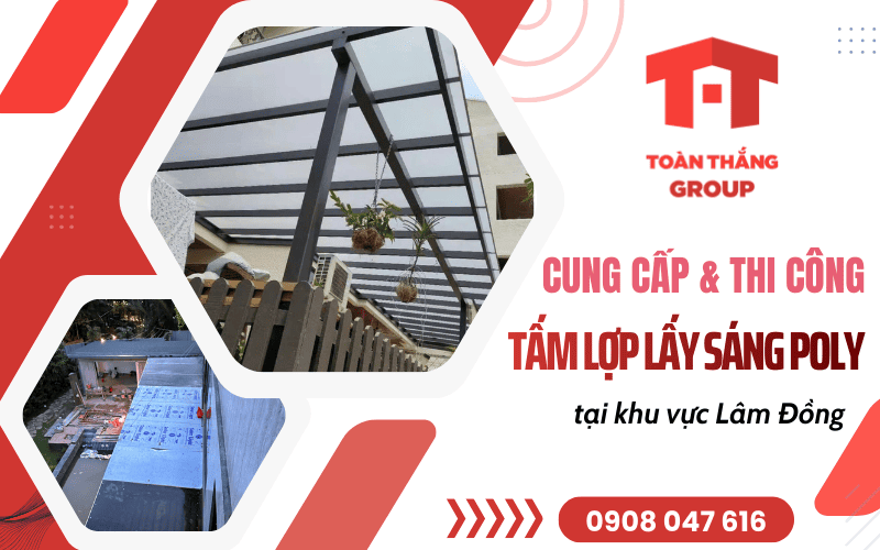 tấm lợp lấy sáng poly