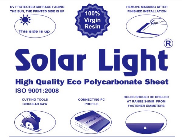 tấm lợp lấy sáng poly Solar Light