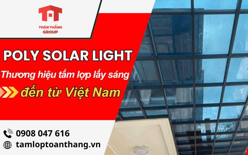 Tấm lợp lấy sáng Poly Solar Light