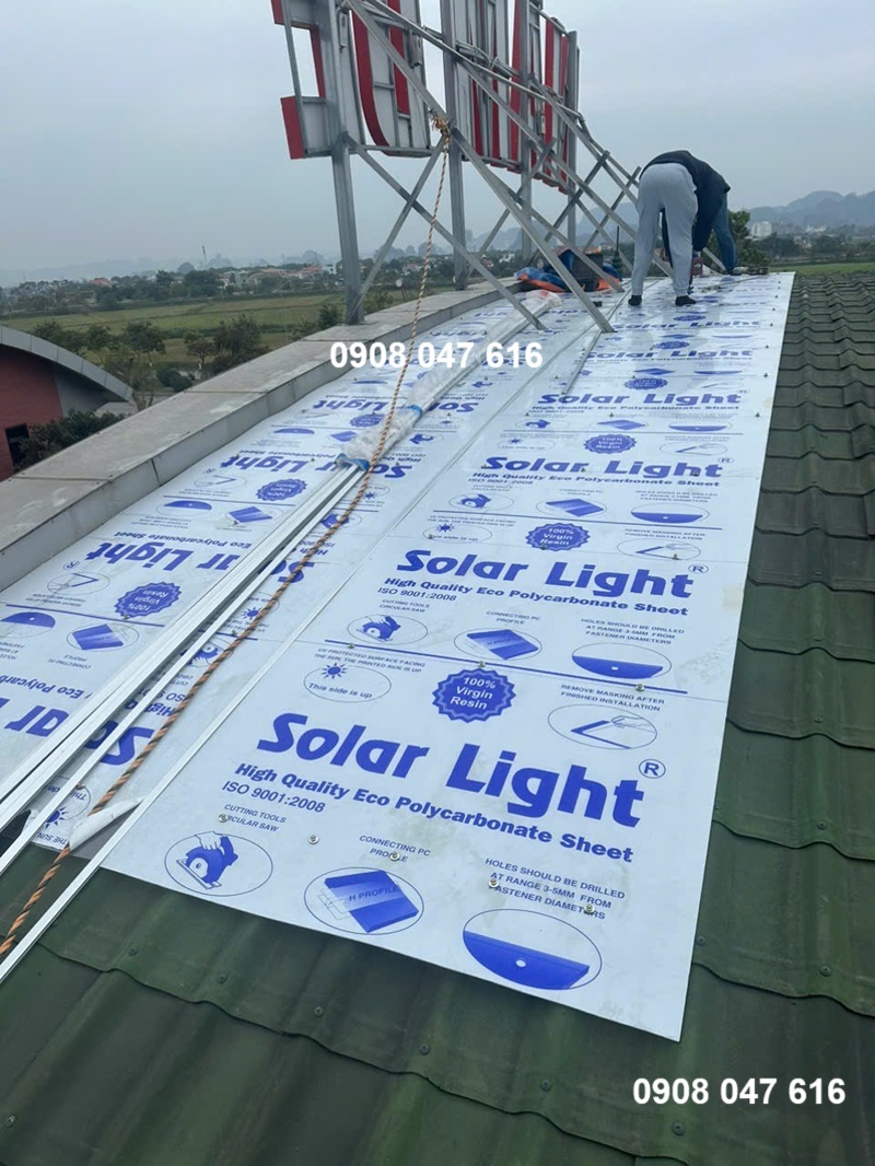 tấm poly đặc Solar Light 3mm