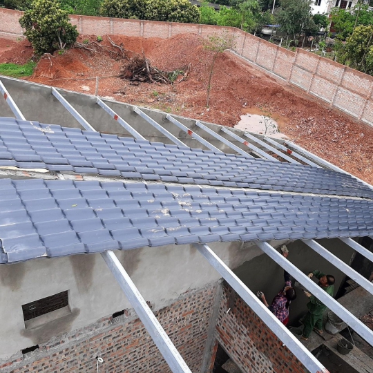 Ngói nhựa PVC ASA  7 sóng