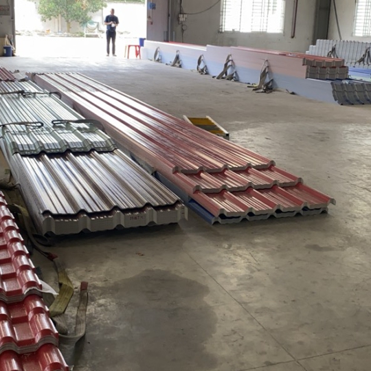 Ngói nhựa PVC ASA  7 sóng